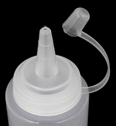 2Pcs 200ml Funnels 8oz Clear Kitchen Plastic Squeeze Bottles Condiment Ketchup Mustard Filtering Funnels Oil Salt - Image 2